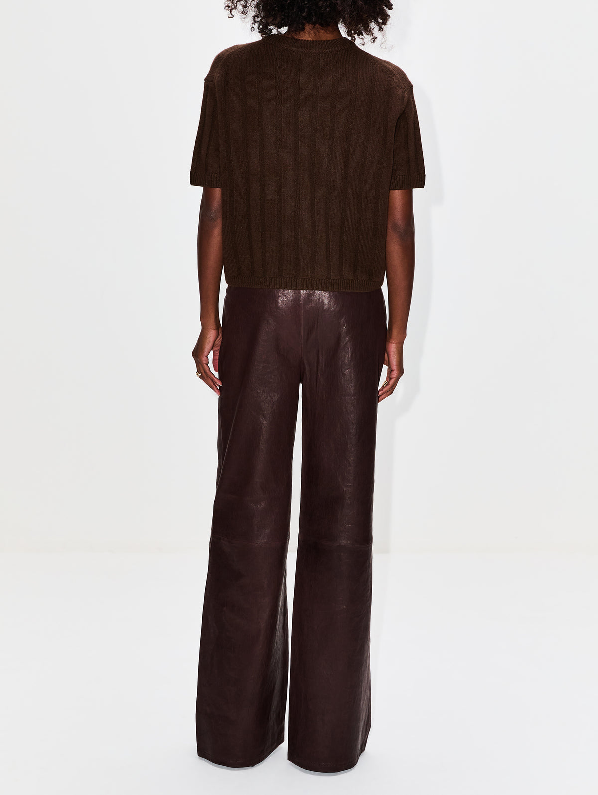 Duke Boxy Sweater,ELYSEWALKER LABEL,CACAO BROWN,Image 27