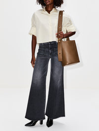 Medium Pebble Bucket Bag,LOEWE,BLACK,Image 2