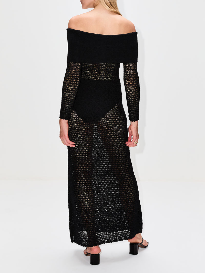 Romy Off The Shoulder Dress | POSSE | elysewalker Black / M Romy Off The Shoulder Dress | POSSE | elysewalker Black / M
