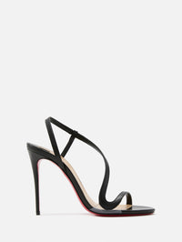 Rosalie PVC Sandal 100mm,CHRISTIAN LOUBOUTIN,BLACK,Image 1