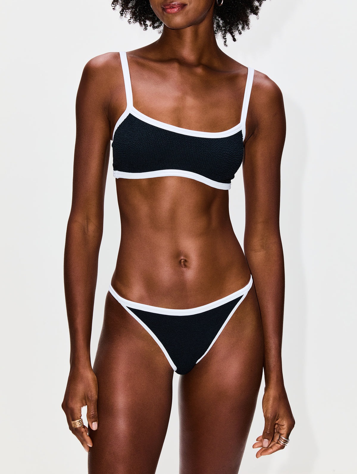 Tyler Bikini,HUNZA G,BLACK,Image 3