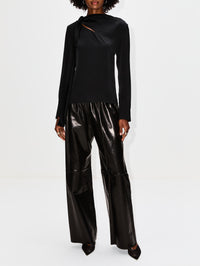 Bow Shirt,GIVENCHY,BLACK,Image 2