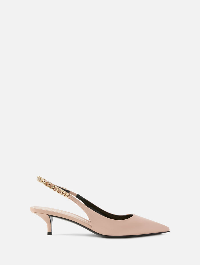 Signoria Slingback Pump 45mm,GUCCI,LIGHT PINK,Image 1