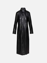 Gotham Coat,NOUR HAMMOUR,BLACK,Image 1