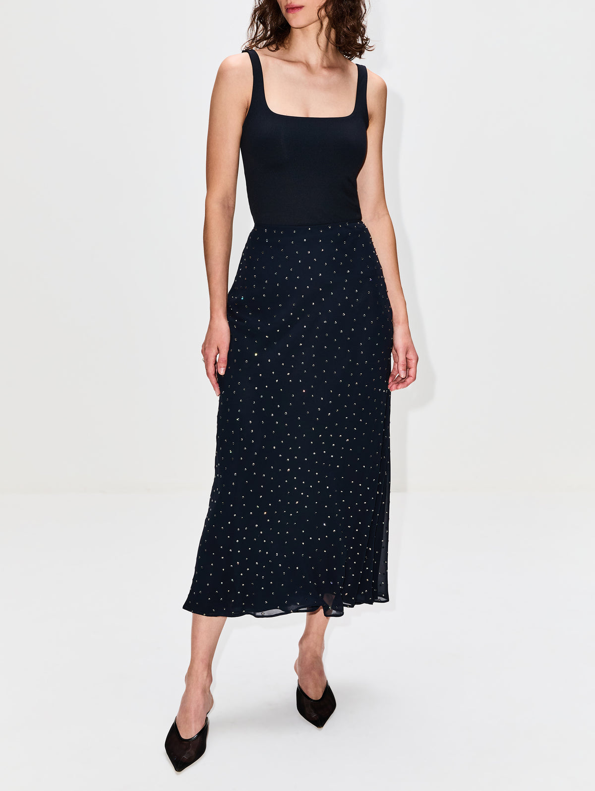 Kinski Skirt,ALTUZARRA,NAVY,Image 2