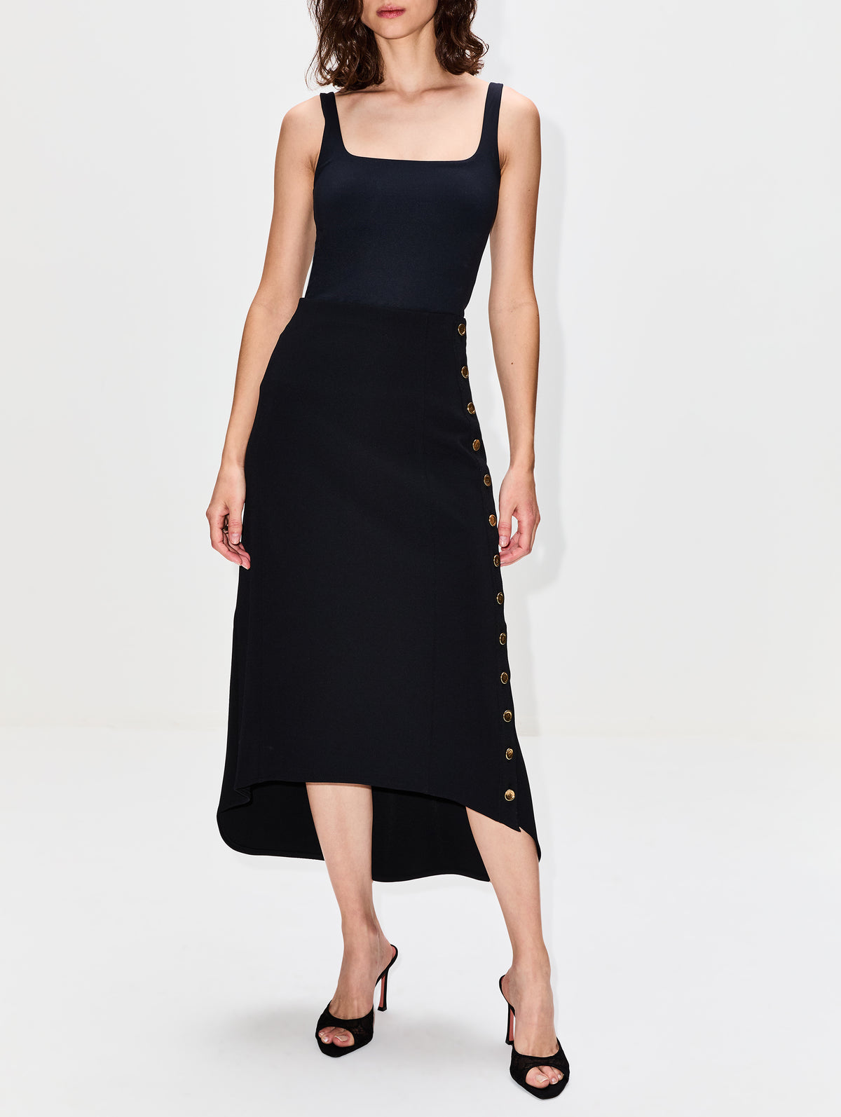 Vaughn Square Tank,ELYSEWALKER LABEL,BLACK,Image 5