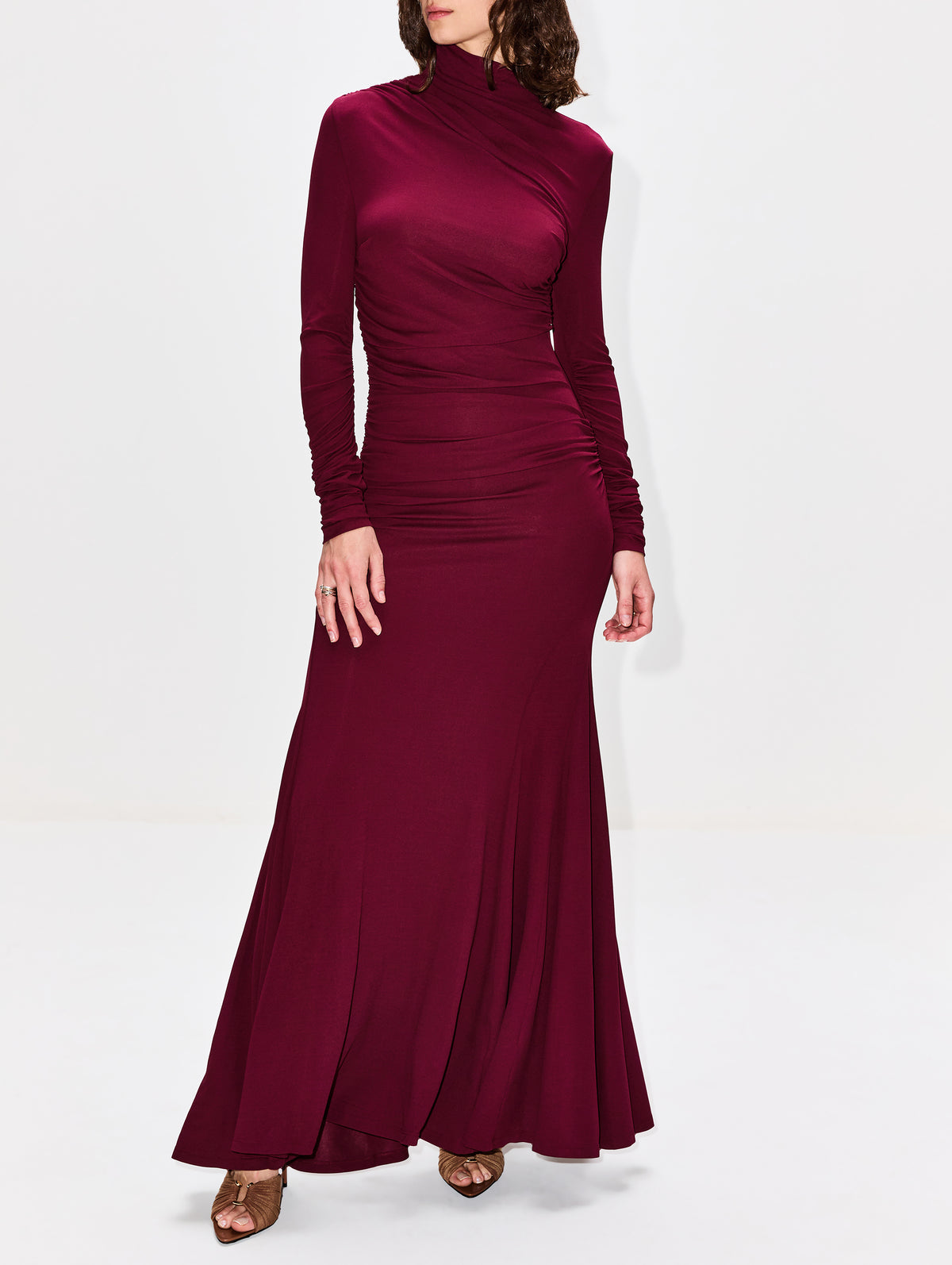 Tove Africa Maxi Dress - Claret Tove Africa Maxi Dress - Claret