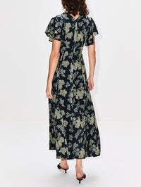 Evette Dress,ULLA JOHNSON,MINUIT,Image 4