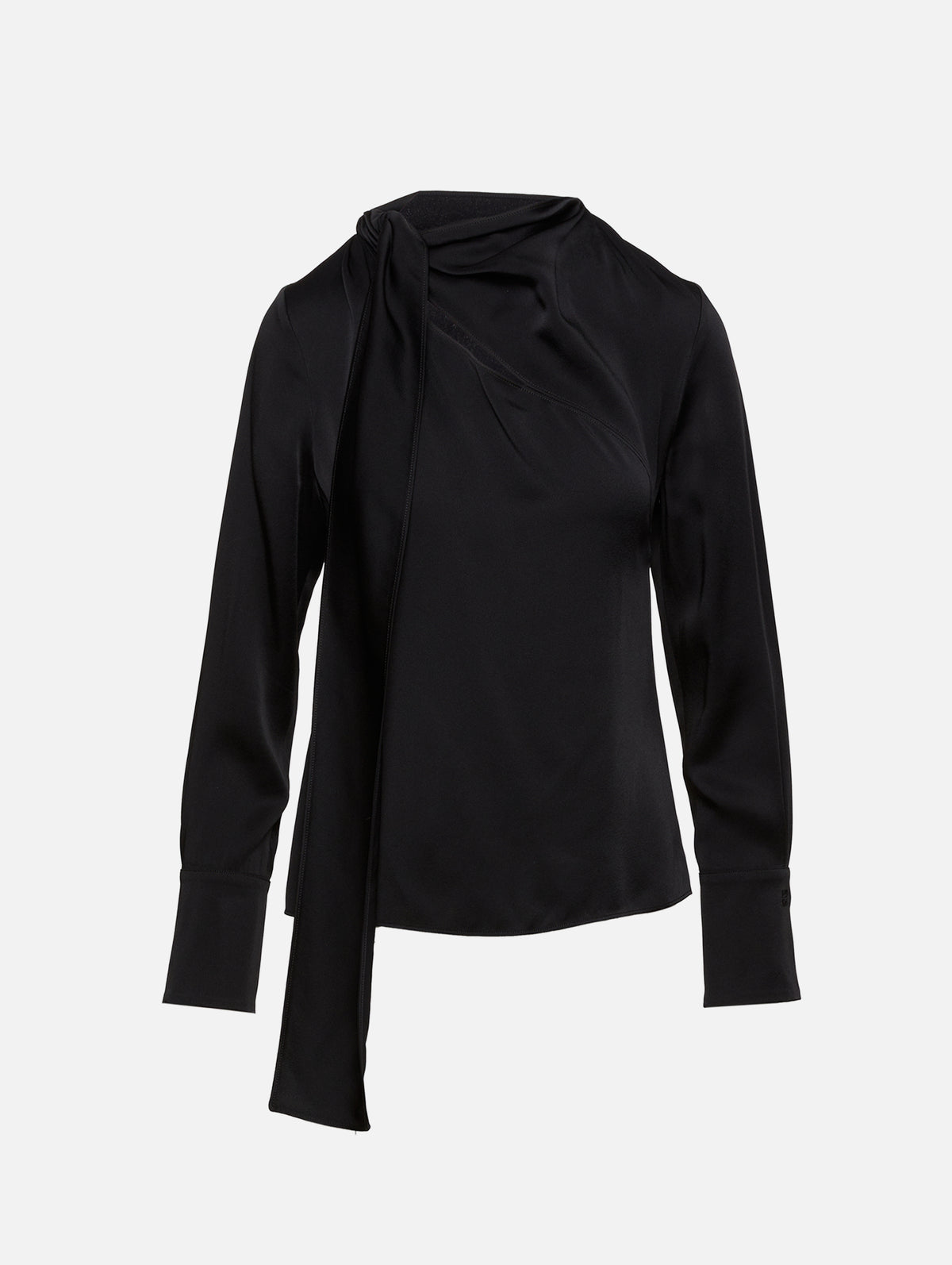 Bow Shirt,GIVENCHY,BLACK,Image 1