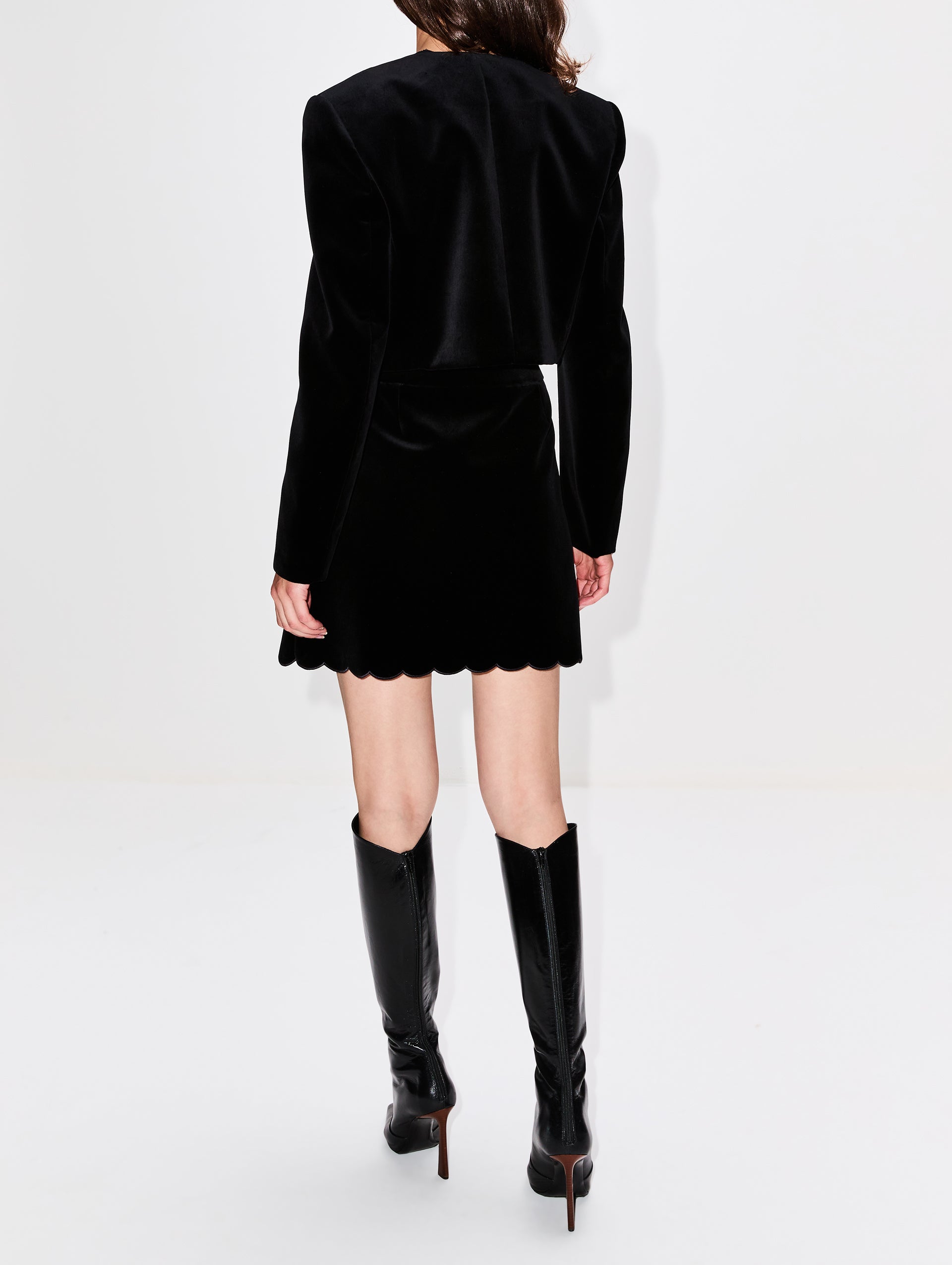 Scalloped Mini Skirt | CHLOÉ | elysewalker