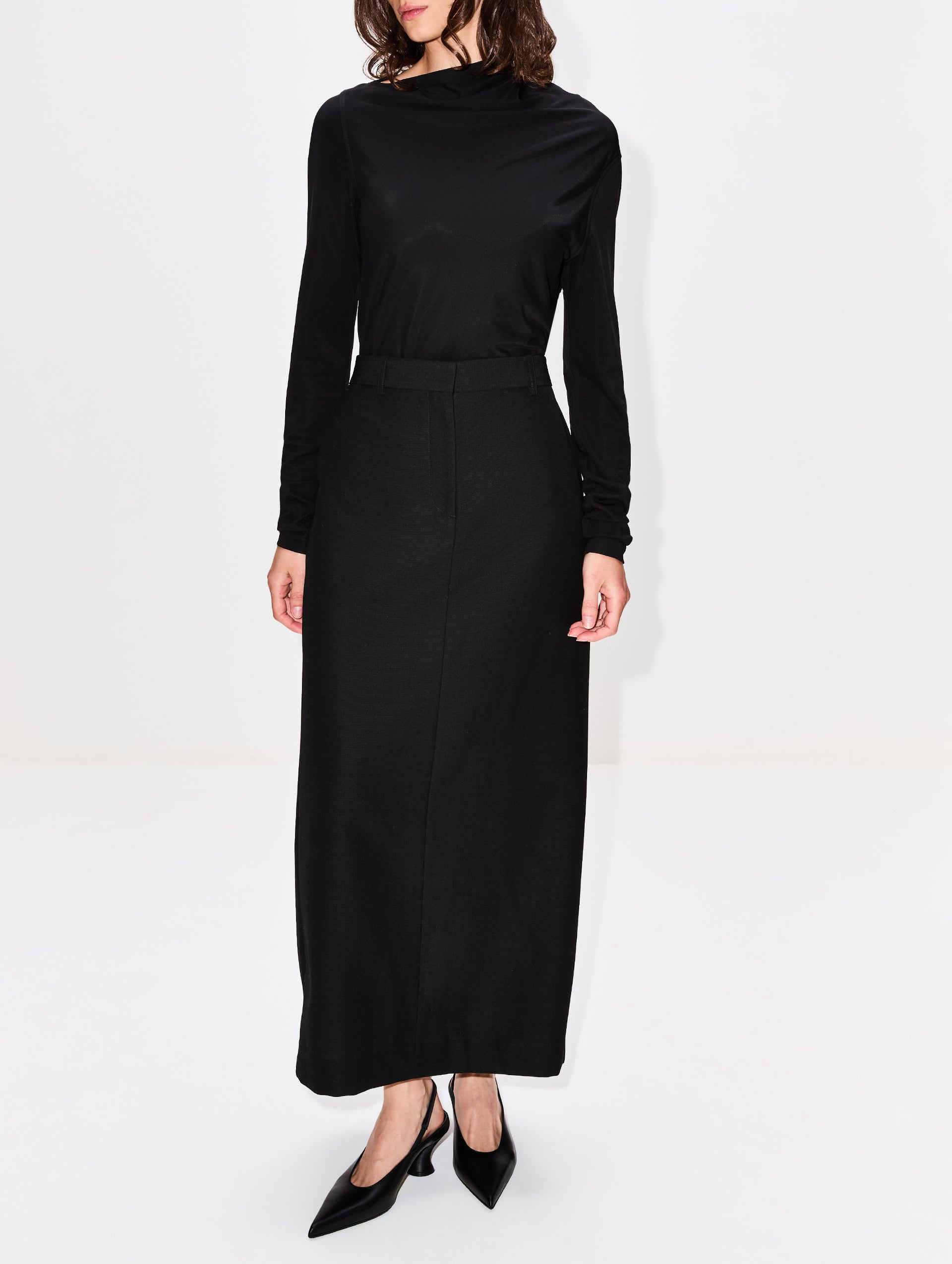 Low Waist Straight Skirt | TOTÉME | elysewalker