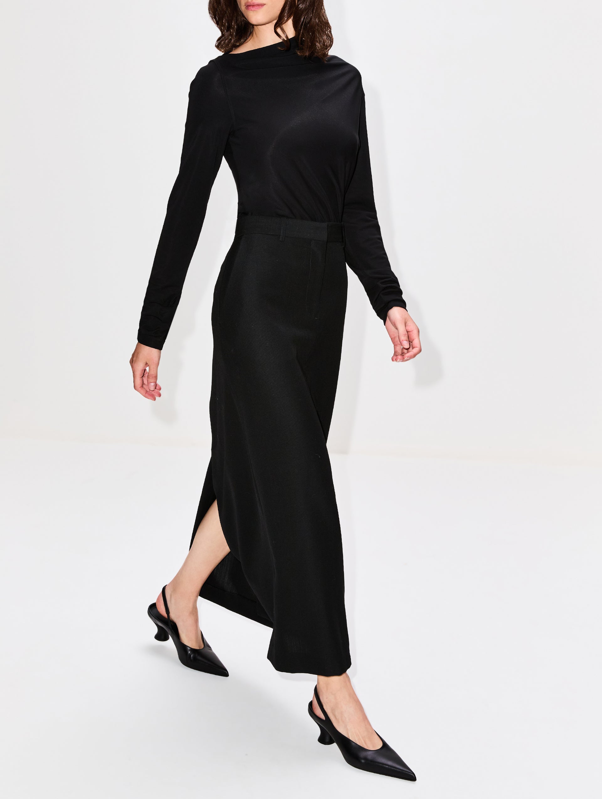 Low Waist Straight Skirt | TOTÉME | elysewalker