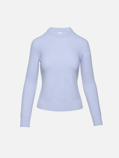 crepuscule 24AW Mohair polo Neck ブルー crepuscule 24AW Mohair