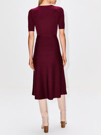 Seymore Dress,GABRIELA HEARST,BORDEAUX,Image 4