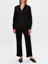 Eileen Relaxed Shirt,FRANK & EILEEN,BLACK,Image 2