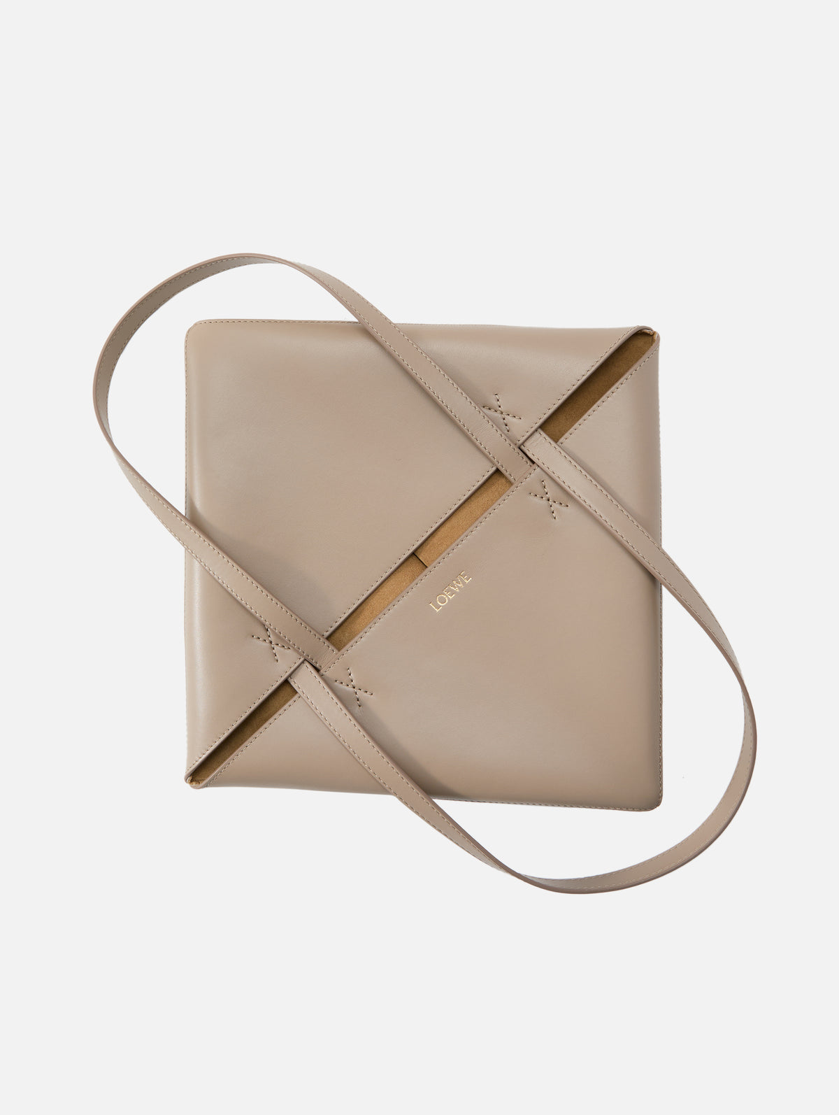 Medium Puzzle Tote,LOEWE,SAND,Image 3