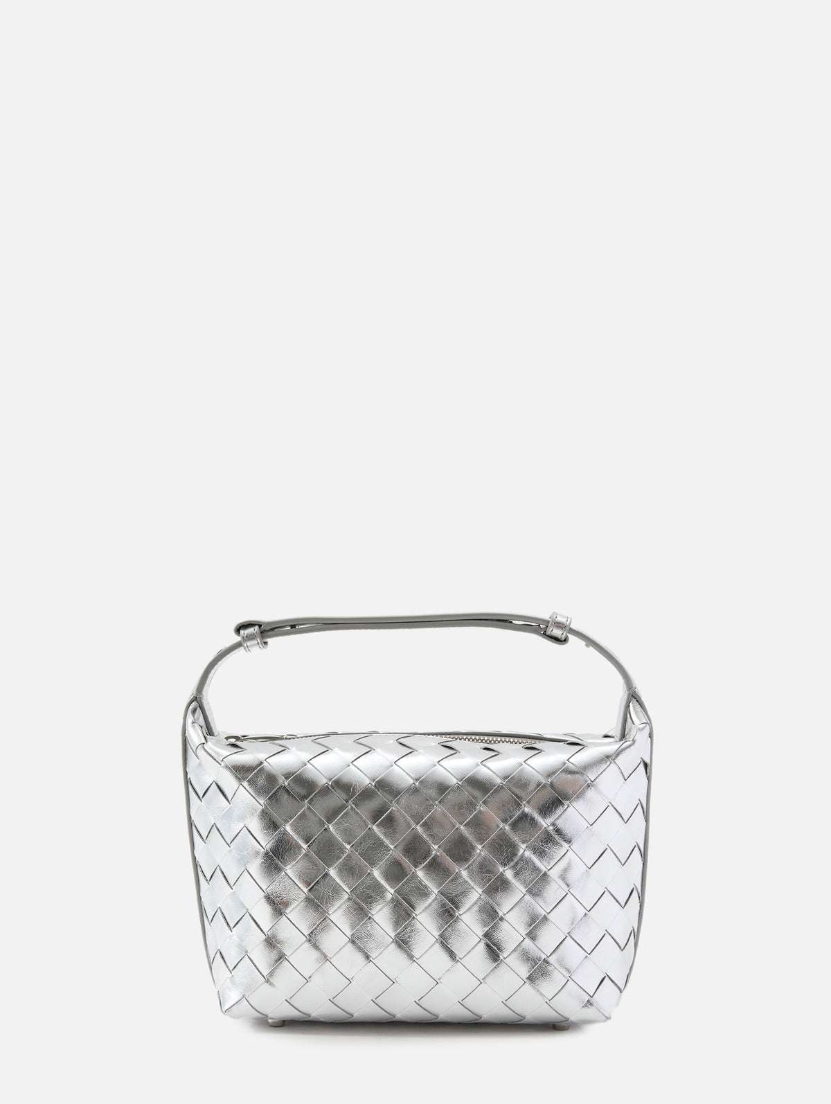 Mini Wallace Bag,BOTTEGA VENETA,SILVER,Image 3