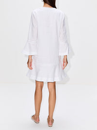 La Nostalgia Dress,ANDRES OTALORA,OFF WHITE,Image 4