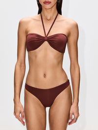 AIda Reversible Tie Back Bandeau,BOND-EYE,BLACK/ARABICA,Image 3