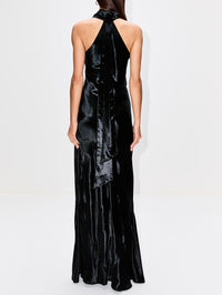 Pandora Gown,GALVAN,BLACK,Image 4