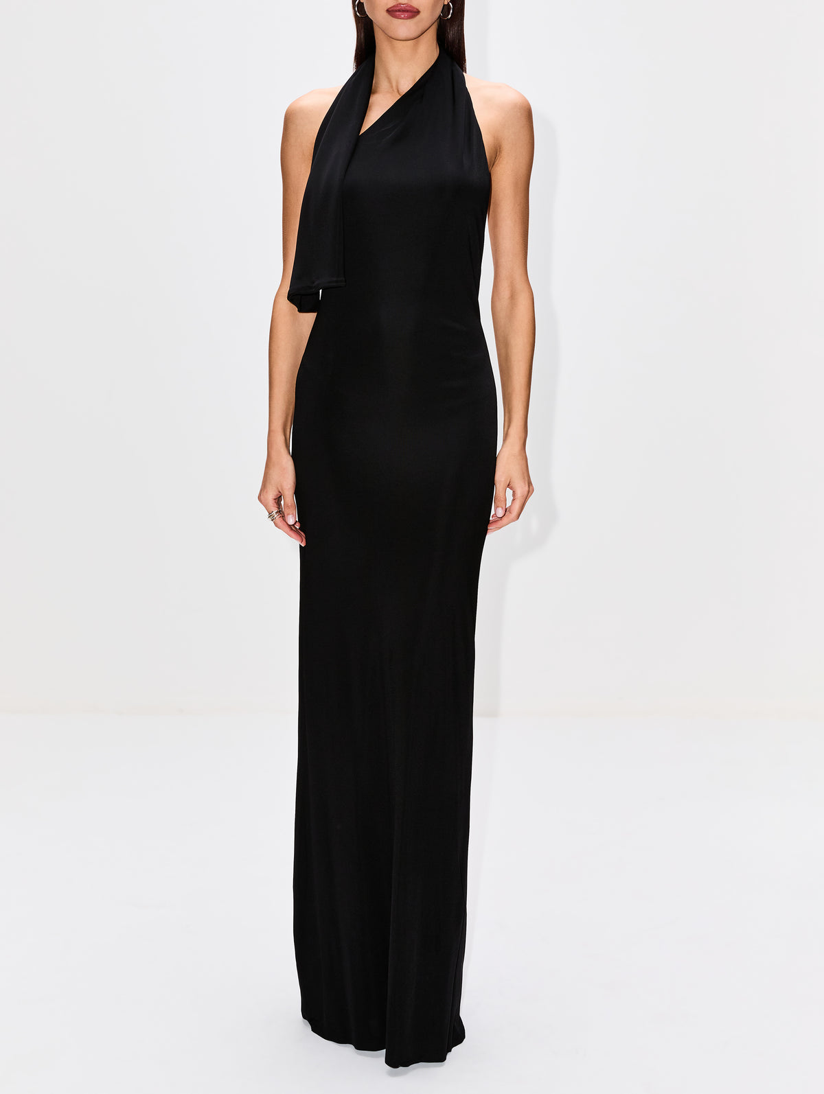 Roza Dress,KHAITE,BLACK,Image 2