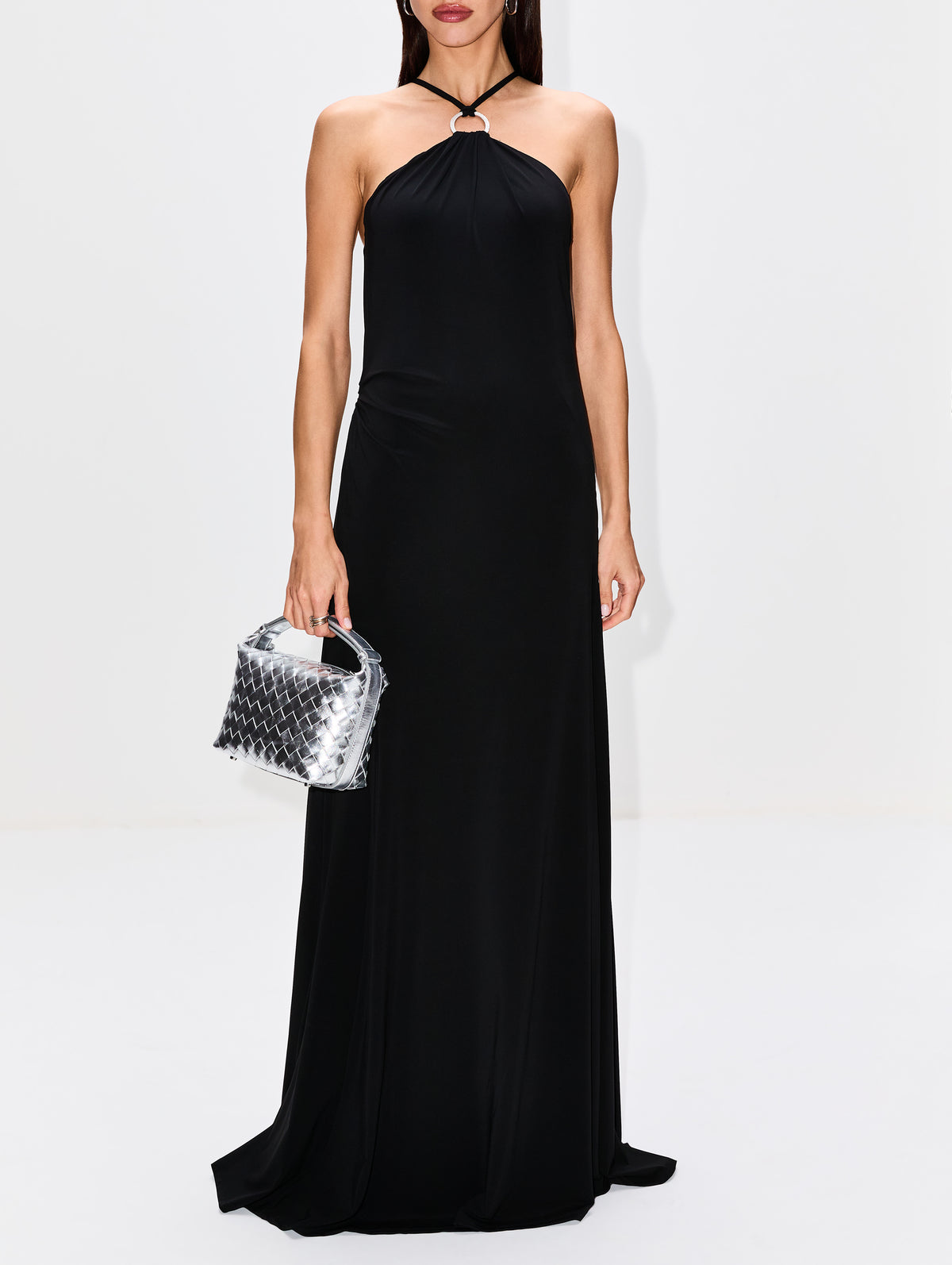 Mini Wallace Bag,BOTTEGA VENETA,SILVER,Image 2