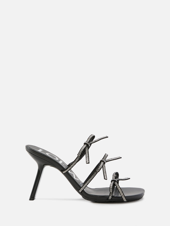 Petal Bow Sandal 90mm,LOEWE,BLACK,Image 1