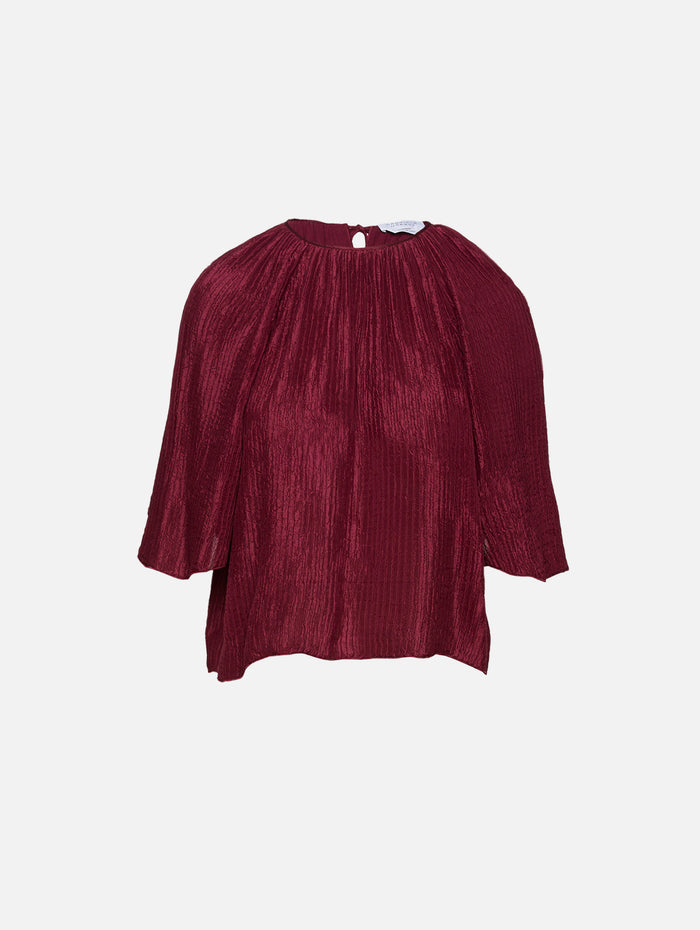 Nula Top,GABRIELA HEARST,BORDEAUX,Image 1