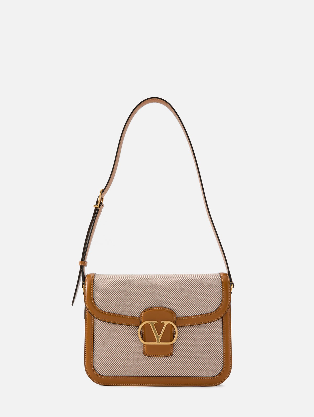 9 to 5 Shoulder Bag,VALENTINO GARAVANI,NATURAL,Image 1