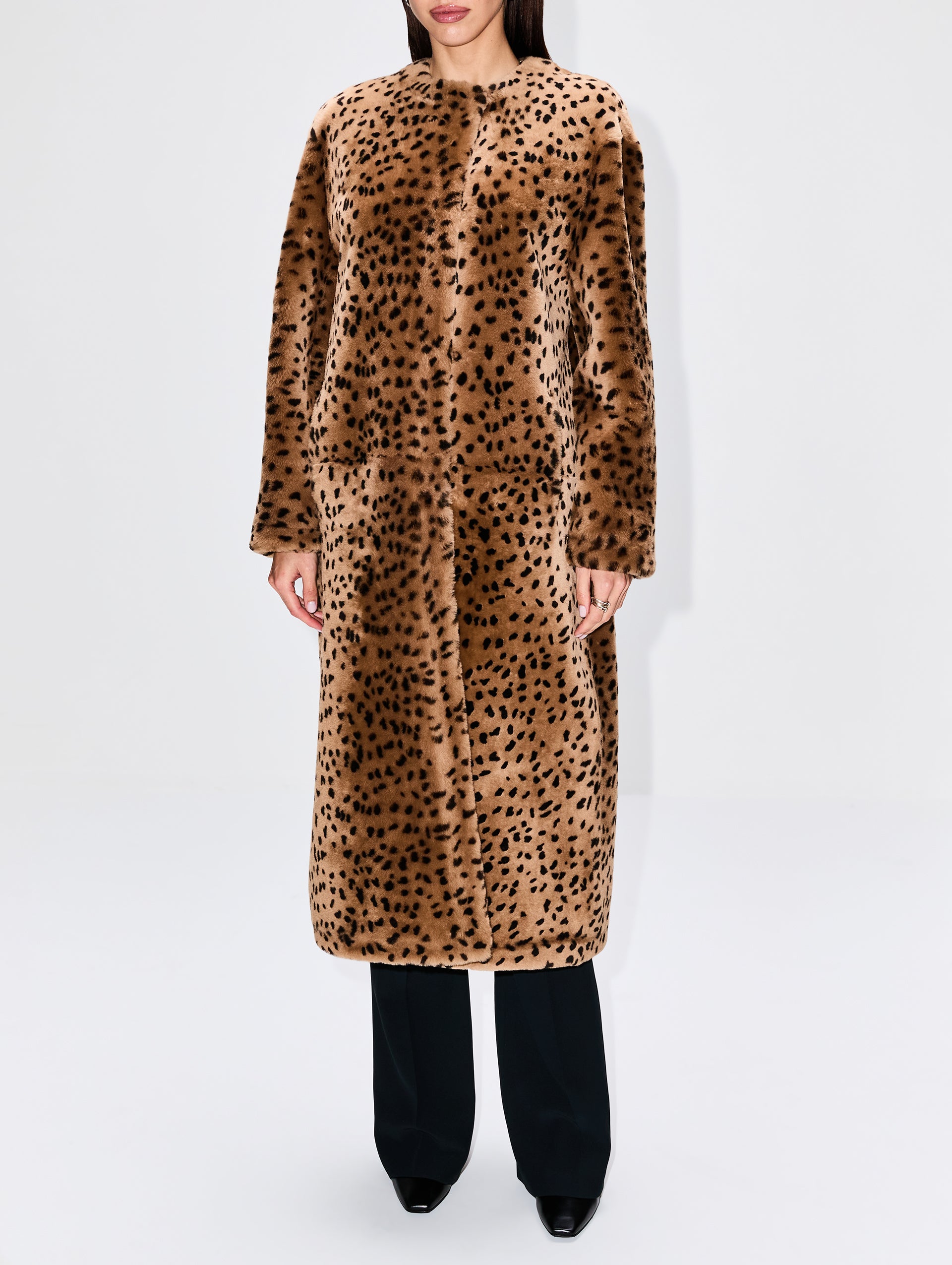 Animal Shearling Coat | ZEYNEP ARCAY | elysewalker