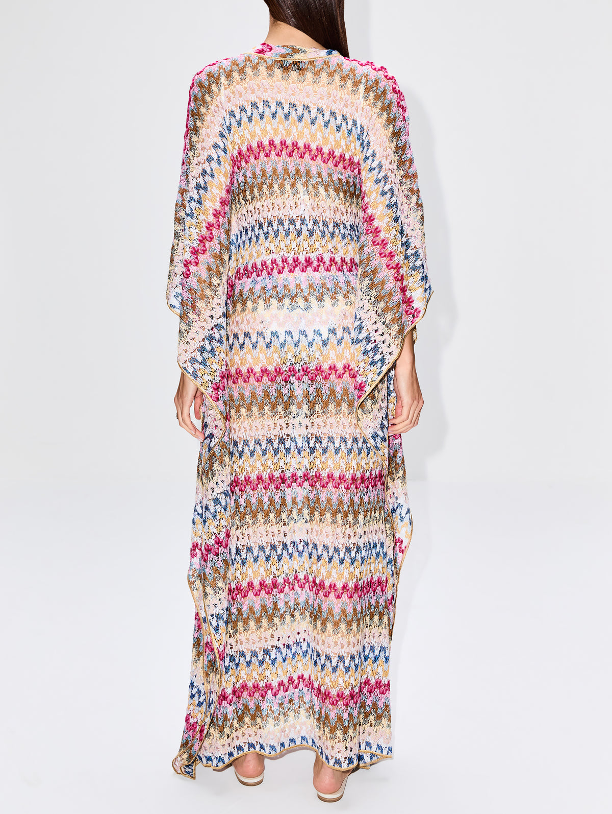 Long Cover Up,MISSONI MARE,MULTI WITH WHITE BASE,Image 4