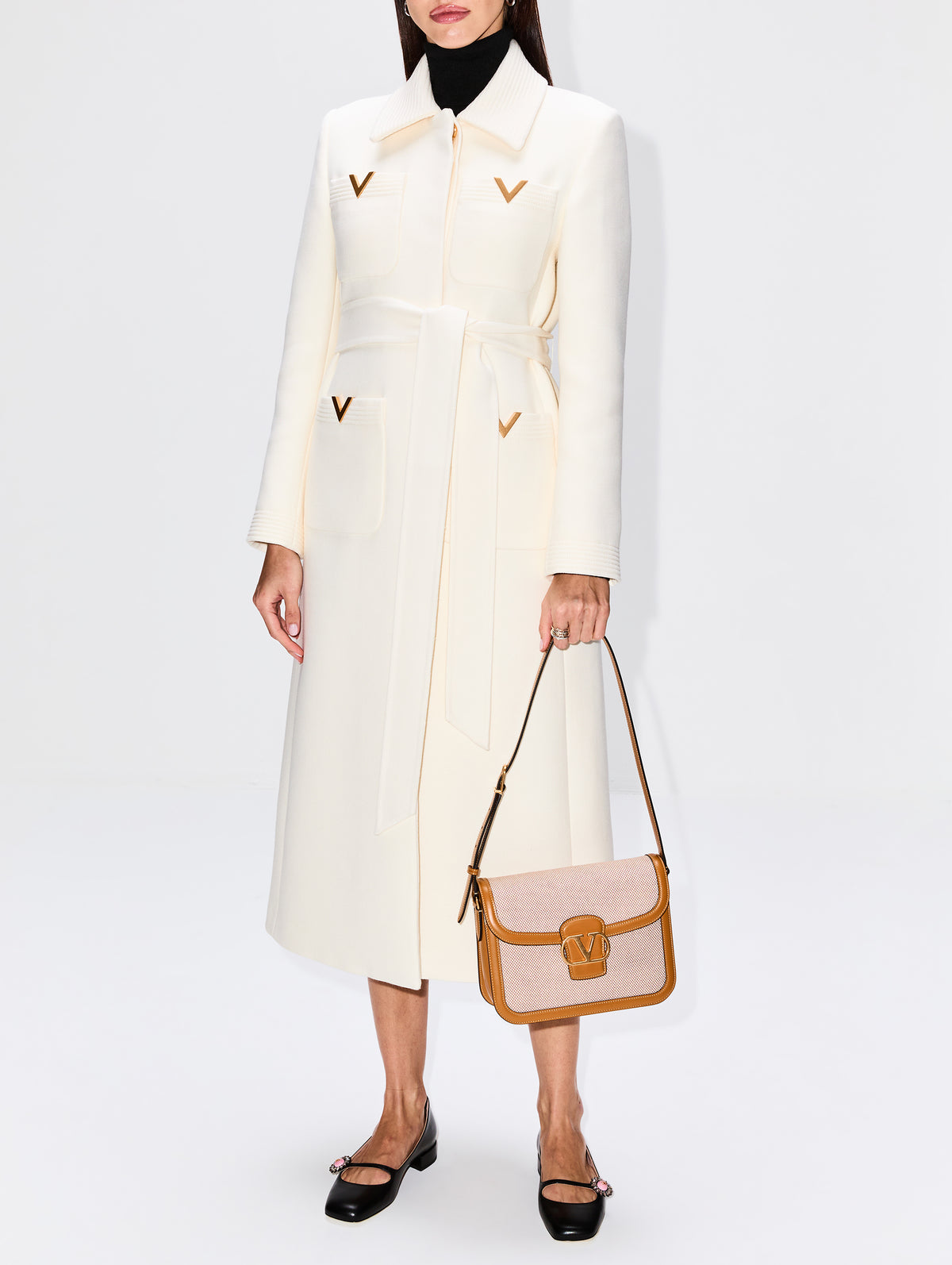 9 to 5 Shoulder Bag,VALENTINO GARAVANI,NATURAL,Image 2