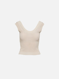 Vena Top,AYA MUSE,BEIGE,Image 1