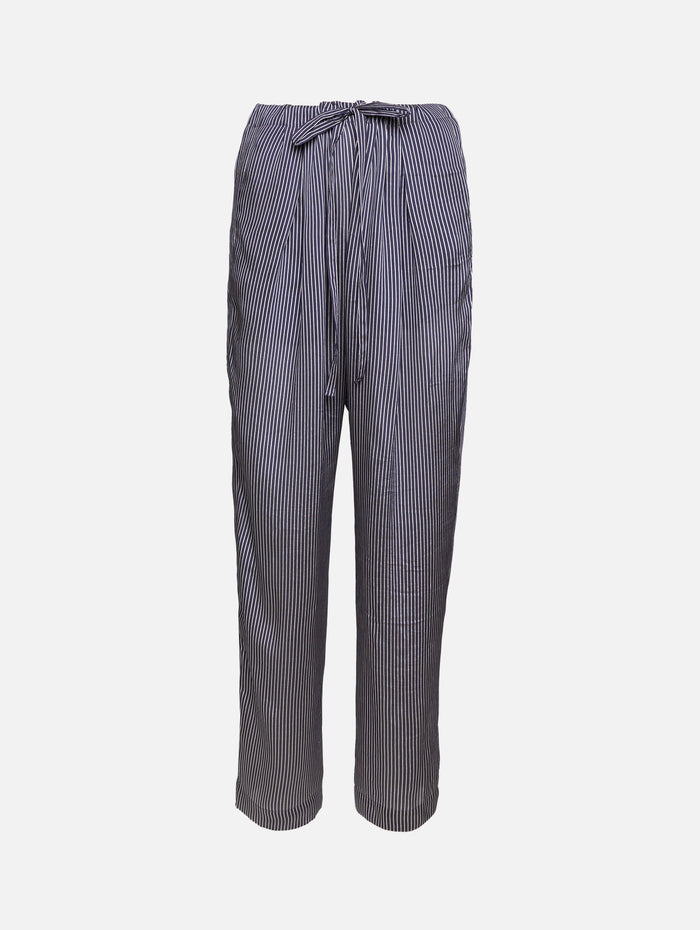 Trenton Pant,KHAITE,NAVY/WHITE,Image 1