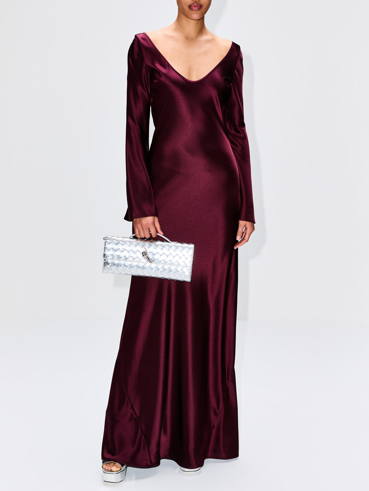 GALVAN | Women's | Valletta Gown | OXBLOOD Gown | Size FR 34 GALVAN | Women's | Valletta Gown | OXBLOOD Gown | Size FR 34