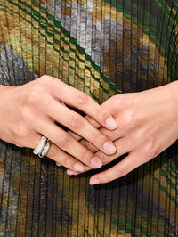 Solid Luna Mini Ring,WYLD BOX JEWELRY,YELLOW GOLD,Image 2