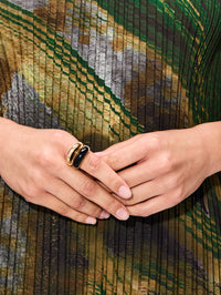 Solid Luna Ring,WYLD BOX JEWELRY,YELLOW GOLD,Image 2