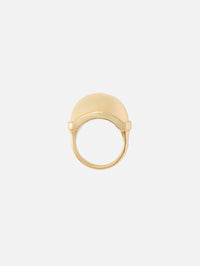 Solid Luna Mini Ring,WYLD BOX JEWELRY,YELLOW GOLD,Image 1