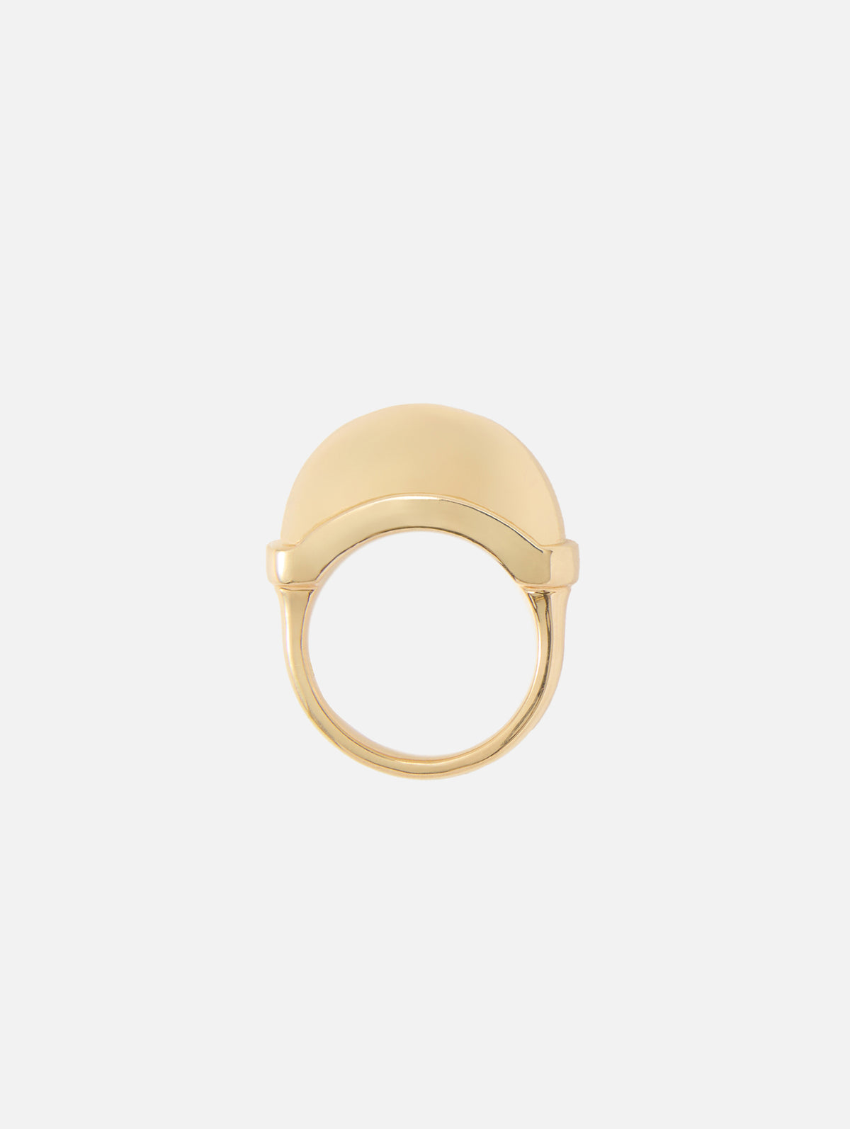 Solid Luna Ring,WYLD BOX JEWELRY,YELLOW GOLD,Image 1