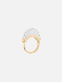 Solid Luna Mini Ring,WYLD BOX JEWELRY,YELLOW GOLD,Image 3