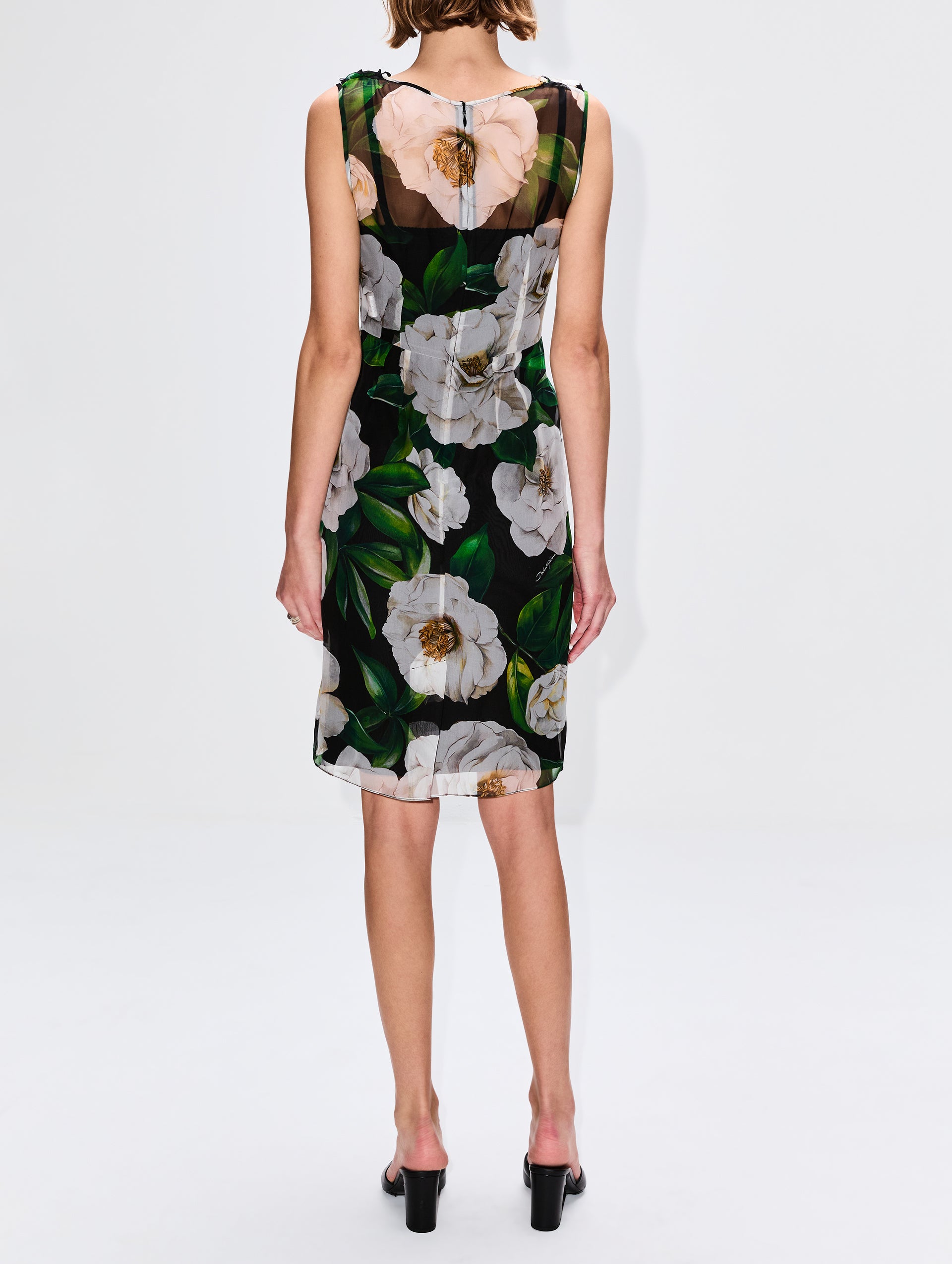 Draped Neck Dress | DOLCE & GABBANA | elysewalker