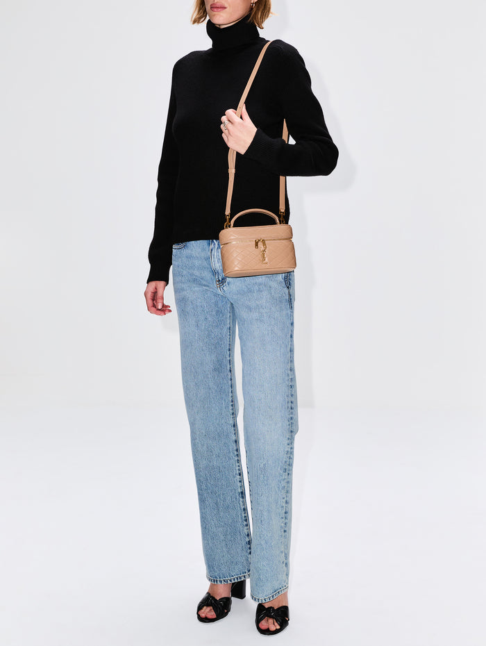 Strap Vanity Bag,SAINT LAURENT,DARK TOFFEE,Image 1