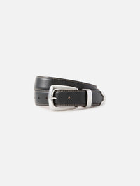 Benny Belt,KHAITE,BLACK/OFF WHITE,Image 1