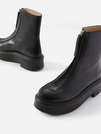 I Zipped Boot,THE ROW,BLACK,Image 2