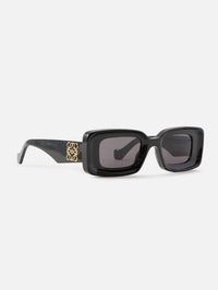 Anagram Bevelled Eyewear,LOEWE EYEWEAR,BLACK,Image 2