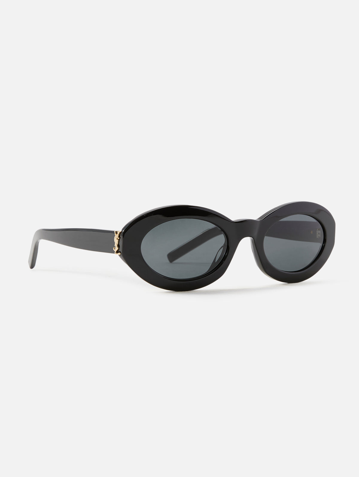 M136 Round Oval Frames,KERING EYE- SAINT LAURENT,HAVANA/GREEN,Image 2