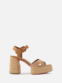 Calakala Espadrille 85mm,CHRISTIAN LOUBOUTIN,LIONNE/LIN TERRA,Image 1
