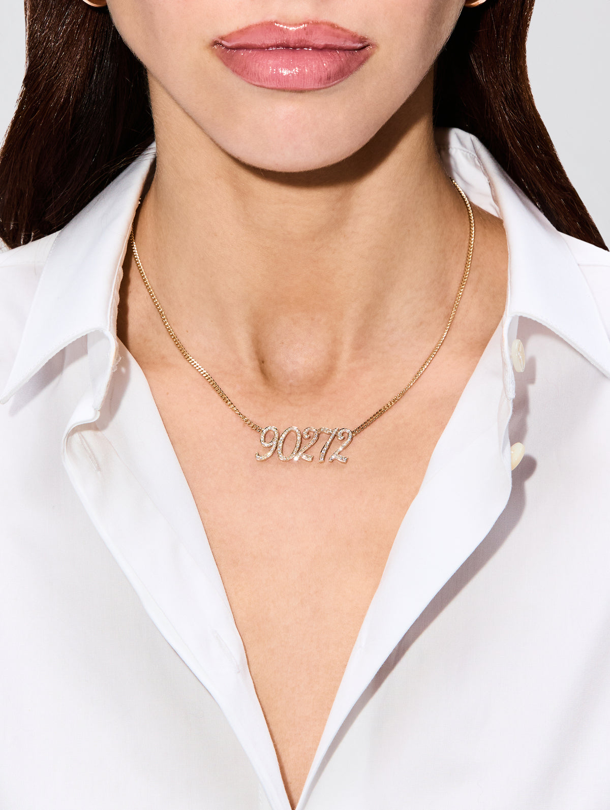 The Pacific Palisades Necklace,RENVI,YELLOW GOLD,Image 2