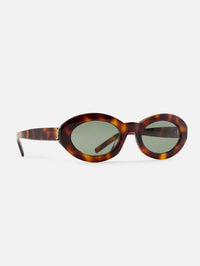 M136 Round Oval Frames,KERING EYE- SAINT LAURENT,HAVANA/GREEN,Image 4