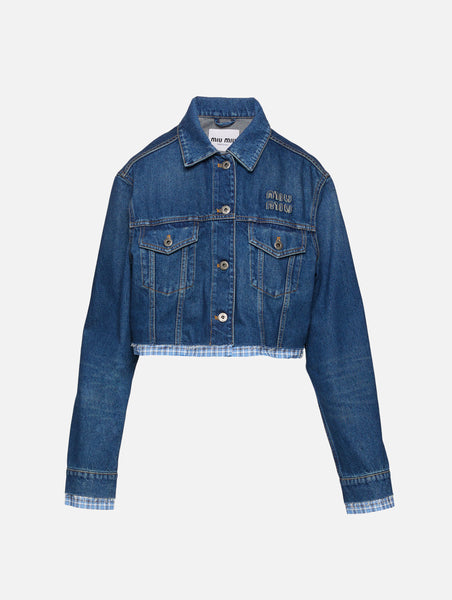 ジャケット・アウター 2015AW miumiu floral denim jacket 20250206_DESIGNER_JACKETDENIM_